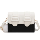 Plush Pendant Crossbody Bag for Women Winter Shoulder Bag