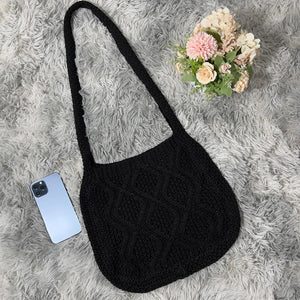Women's Daily Shoulder Bags Casual Solid Handbag Winter All Match Underarm Bags