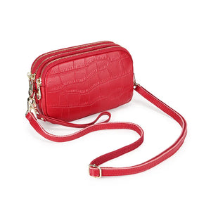 Cow Leather Messenger Bag Women's Crossbody Bag Bolsas