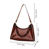 Clear PVC Jelly Underarm Bag Summer Handbag Purse Phone Shoulder Bag