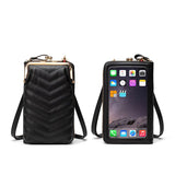Temperament Ladies Messenger Bag Touch Screen Multi-function Large-capacity