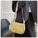 Mini Vintage Ribbon PU Leather Bags 2022New Women's Crossbody Shoulder Bag