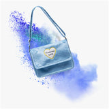 Leopard Pattern Shoulder Bag for Women, Vintage Female Handbag