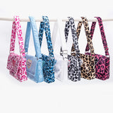 Leopard Pattern Shoulder Bag for Women, Vintage Female Handbag