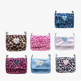Leopard Pattern Shoulder Bag for Women, Vintage Female Handbag