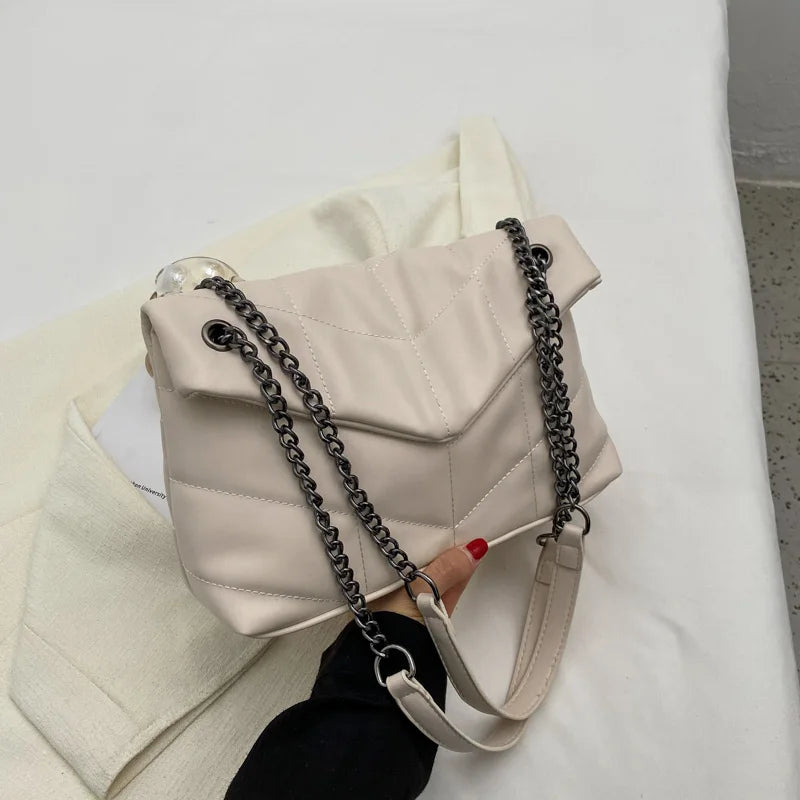 Embroidery Thread Shoulder Bag Small Crossbody for Women
