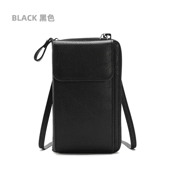 Women Crossbody Messenger Bag Mini PU Leather Purse