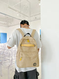Nylon School Backpack Boy Girl Travel Bag Unisex Male Female College Backpack