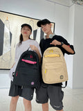 Nylon School Backpack Boy Girl Travel Bag Unisex Male Female College Backpack