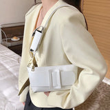 Solid Crossbody Bag Shoulder Bags Leather Handbags Female