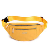 Women's Oxford Cloth Waist Bag Pink