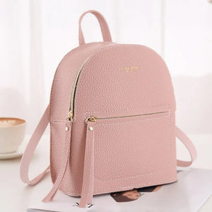 Lady Backpack Mini Soft Touch Multifunction Small Women Shoulder Bag All-Match O