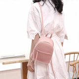 Lady Backpack Mini Soft Touch Multifunction Small Women Shoulder Bag All-Match O