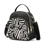 Lady Printed Water-repellent Nylon Cloth School Bag Large Capacity Backpack