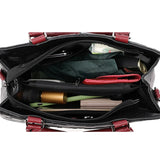 Retro Casual Lady Large Capacity Handbag Letter Leather Handbags