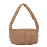Winter Down Shopping Bag Casual Shoulder Bags For Women Handbags