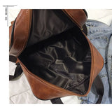 Lady Student Backpack PU Leather Waterproof School Bag