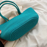 Large Capacity Retro Tote Bag Woven Beach Bag For Women Handbags