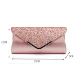 Glitter Clutch Wallet Evening Wedding Prom Purse Handbag