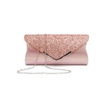 Women Glitter Clutch Wallet Evening Wedding Prom Purse Handbag
