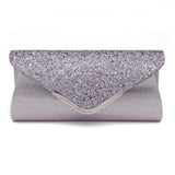 Women Glitter Clutch Wallet Evening Wedding Prom Purse Handbag