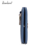 Lady Zipper Wallet Leather Thin Short Wallets Women Small bee metal Purse