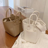 Large Bucket Bags Handbags Women Bags Soild Shoulder Bags