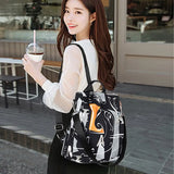 Large Capacity Backpack Oxford Cloth Waterproof School Bag For Girls