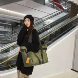 Large Capacity Nylon Shoulder Bag for Men and Women