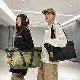 Large Capacity Nylon Shoulder Bag for Men and Women