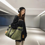 Large Capacity Nylon Shoulder Bag for Men and Women