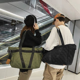 Large Capacity Nylon Shoulder Bag for Men and Women
