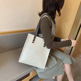 Large Capacity Fringe Shoulder Bags for Women Crocodile Pattern Handbags