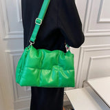 Large Capacity Crossbody Bags Ladies Soft PU Leather Handbag