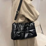 Large Capacity Crossbody Bags Ladies Soft PU Leather Handbag