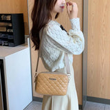Embroidered Messenger Bags PU Leather Shoulder Crossbody Bag