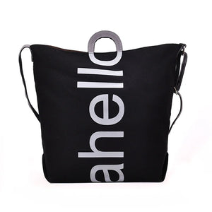 Trendy Letter Crossbody Shoulder Bag Women Large Capacity Handbag