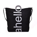 Trendy Letter Crossbody Shoulder Bag Women Large Capacity Handbag