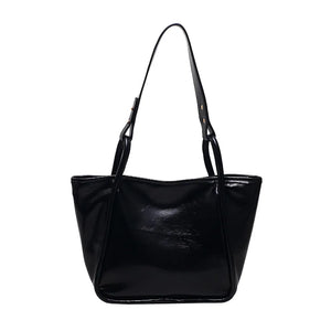 Large Capacity One Shoulder Bag PU Leather Ladies Casual Handbags