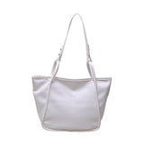 Large Capacity One Shoulder Bag PU Leather Ladies Casual Handbags