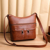 Women's Stylish Large Leather Shoulder Bag