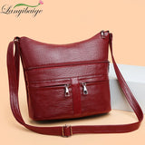 Women's Stylish Large Leather Shoulder Bag