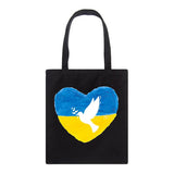 Ukraine Flag Sunflower Vintage Ukrainian Canvas Bags