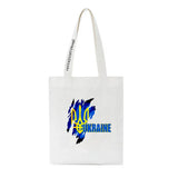 Ukraine Flag Sunflower Vintage Ukrainian Canvas Bags