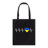 Ukraine Flag Sunflower Vintage Ukrainian Canvas Bags