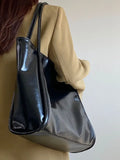 Large Capacity Leather Shoulder Bag Women Handbag Tote Shopping Bag
