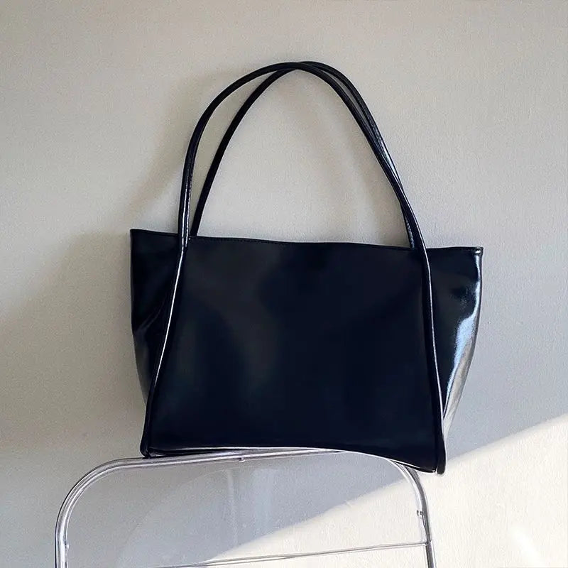 Large Capacity Leather Shoulder Bag Women Handbag Tote Shopping Bag