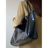Large Capacity Leather Shoulder Bag Women Handbag Tote Shopping Bag
