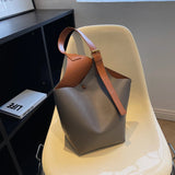 Stylish PU Leather Shoulder Bag with Large Capacity