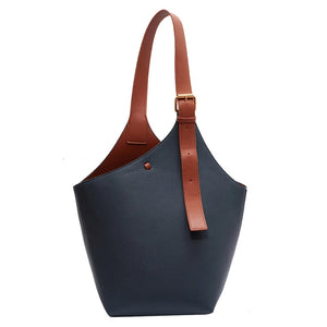 Stylish PU Leather Shoulder Bag with Large Capacity